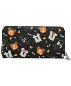 New In Loungefly Disney Spooky Mice Candy Corn Wallet