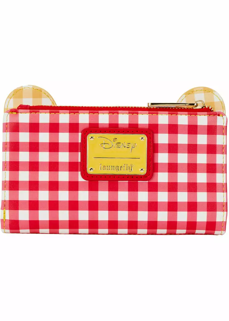 New In Loungefly Disney Winnie The Pooh Gingham Wallet Yellow 5 New In Loungefly Disney Winnie The Pooh Gingham Wallet Yellow