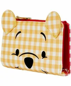 New In Loungefly Disney Winnie The Pooh Gingham Wallet Yellow 9 New In Loungefly Disney Winnie The Pooh Gingham Wallet Yellow