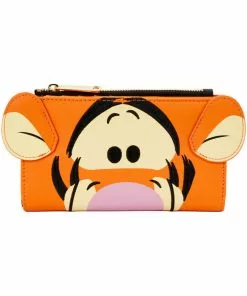 New In Loungefly Disney Winnie The Pooh Tigger Cosplay Wallet Orange