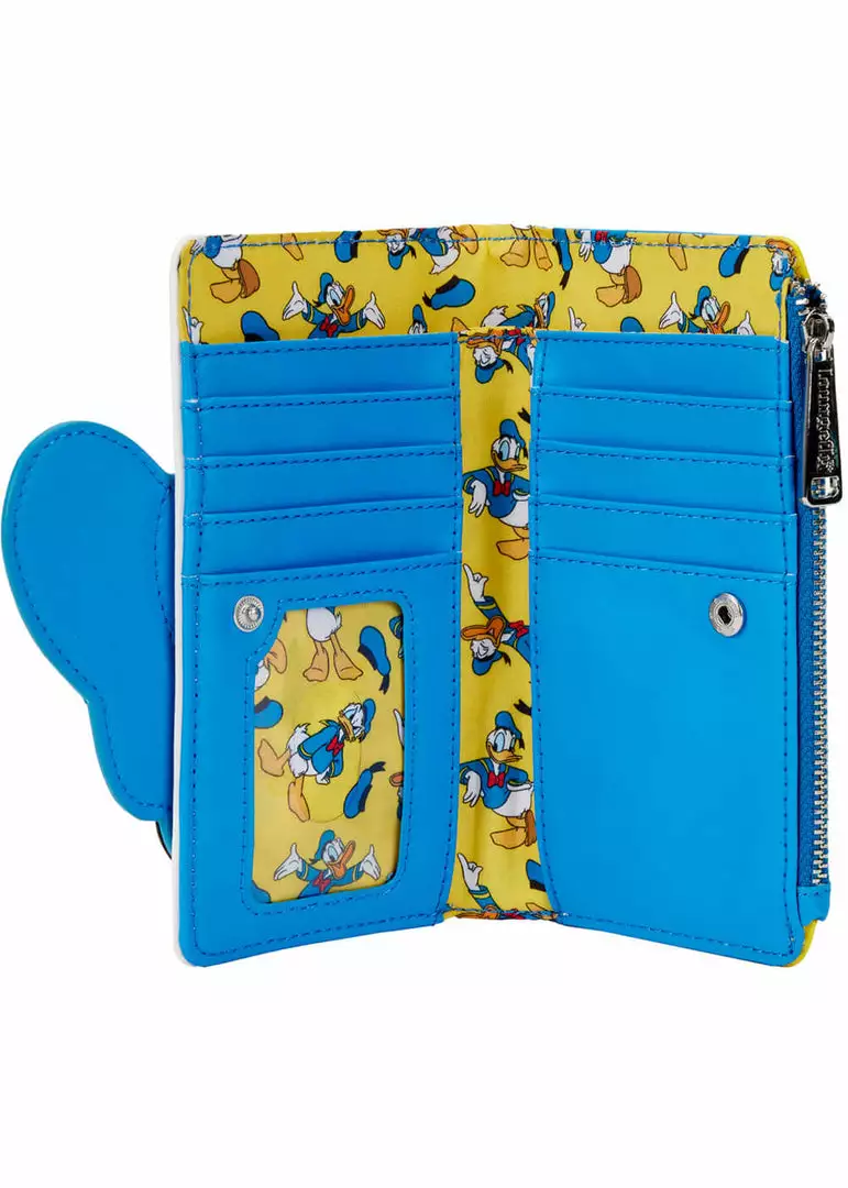 Loungefly Disney Donald Duck Cosplay Wallet Blue 5 Loungefly Disney Donald Duck Cosplay Wallet Blue