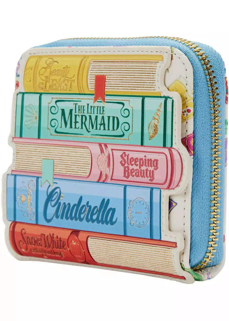 Loungefly Disney Princess Books Classic Wallet Multi New In 6 Loungefly Disney Princess Books Classic Wallet Multi New In