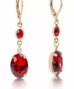 Love Vintage Michelle 50's Earrings Red