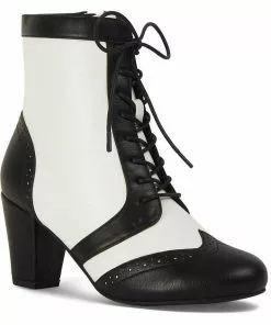Lulu Hun Adele 60's Boots Black White
