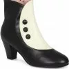 Lulu Hun Erica 60's Boots Black White 1 Lulu Hun Erica 60's Boots Black White