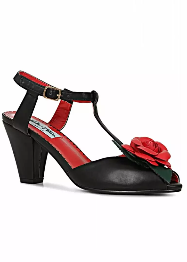 New In Lulu Hun Rosa T-Bar 50's Pumps Black 3 New In Lulu Hun Rosa T-Bar 50's Pumps Black