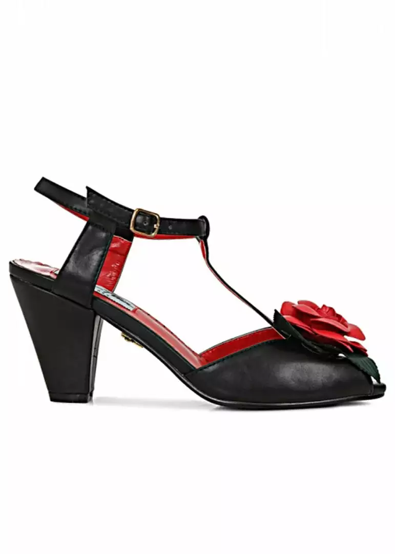 New In Lulu Hun Rosa T-Bar 50's Pumps Black 5 New In Lulu Hun Rosa T-Bar 50's Pumps Black