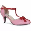 New In Lulu Hun Amber T-Bar 50's Pumps Pink 2 New In Lulu Hun Amber T-Bar 50's Pumps Pink