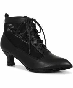 Lulu Hun Ilaria Lace 40's Ankleboots Black New In