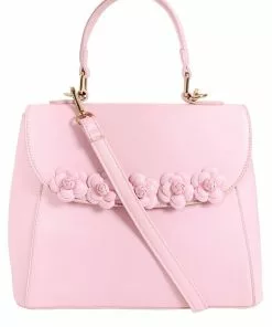 Lulu Hun Zoe Floral 50's Handbag Pink New In