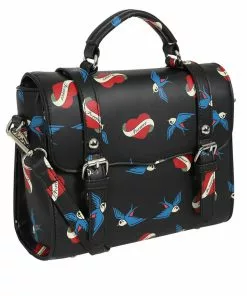 Lulu Hun Joanna Forever Old School Satchel Bag Black New In 8 Lulu Hun Joanna Forever Old School Satchel Bag Black New In