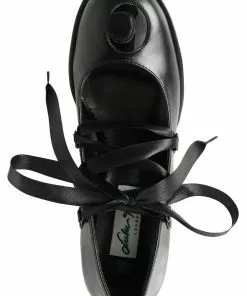 Lulu Hun Chandra Moon 60's Pumps Black New In