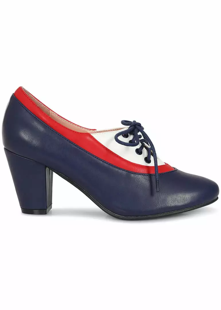 New In Lulu Hun Nada 60's Pumps Blue 4 New In Lulu Hun Nada 60's Pumps Blue