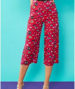 New In Minueto Eyes 70's Trousers Pink