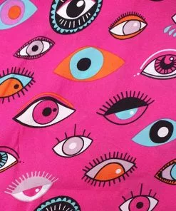 New In Minueto Eyes 70's Trousers Pink