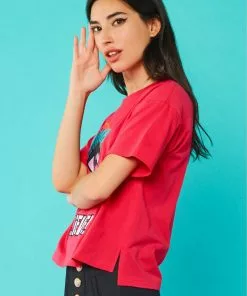 Minueto Eye Believe 80's T-Shirt Pink