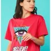 Minueto Eye Believe 80's T-Shirt Pink 2 Minueto Eye Believe 80's T-Shirt Pink