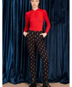 New In Minueto David Thunderbolt 70's Trousers Black