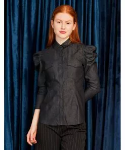 Minueto Live Denim 70's Shirt Black