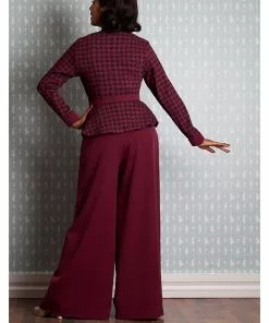 New In Miss Candyfloss Manone 40's Jumpsuit Fuchsia