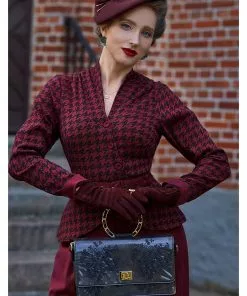 New In Miss Candyfloss Manone 40's Jumpsuit Fuchsia