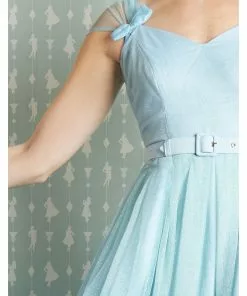 New In Miss Candyfloss Danjela Lee 50's Gown Maxi Dress Celestine Blue 13 New In Miss Candyfloss Danjela Lee 50's Gown Maxi Dress Celestine Blue