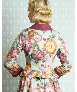 New In Miss Candyfloss Everly Roses 40's Jacket Multi