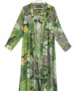 One Hundred Stars Hydrangea Duster Lime Green