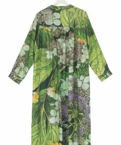 One Hundred Stars Hydrangea Duster Lime Green