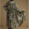 One Hundred Stars Iris Duster Grey New In