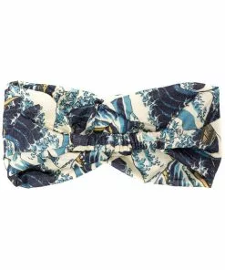 One Hundred Stars Wave Headband Blue New In
