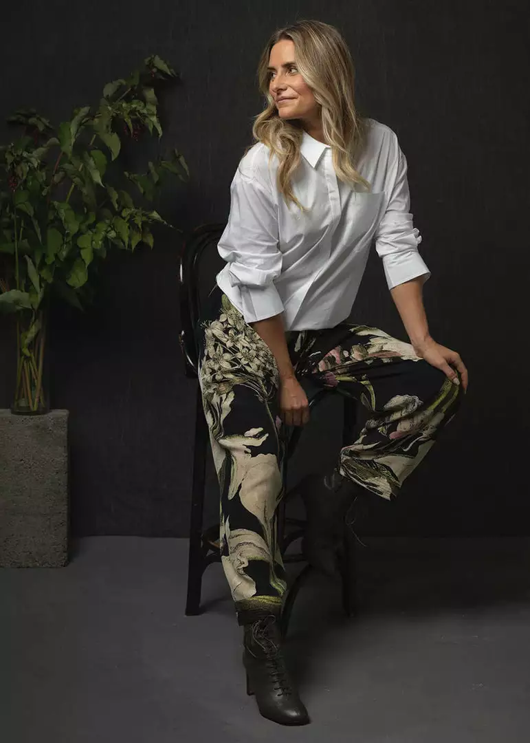 One Hundred Stars Iris Crepe Trousers Black 5 One Hundred Stars Iris Crepe Trousers Black