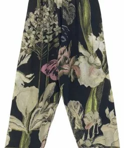 One Hundred Stars Iris Crepe Trousers Black