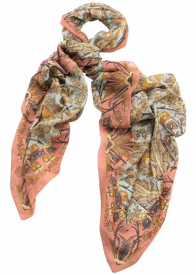 One Hundred Stars Decadent Scarf Aqua New In 3 One Hundred Stars Decadent Scarf Aqua New In