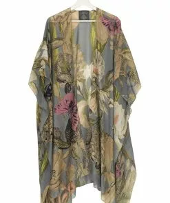 One Hundred Stars Iris Throwover Grey New In