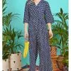 New In Onjenu Laurie Polkadot 70's Jumpsuit Navy 2 New In Onjenu Laurie Polkadot 70's Jumpsuit Navy