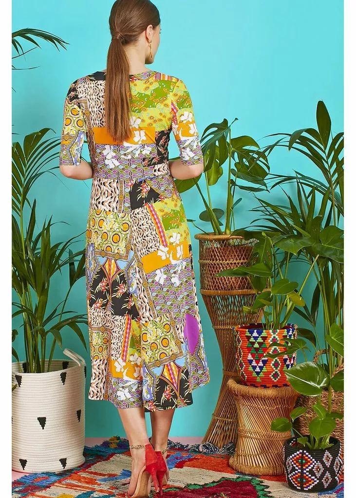 Onjenu Remy Gaia 70's Dress Multi 4 Onjenu Remy Gaia 70's Dress Multi