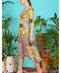 Onjenu Remy Gaia 70's Dress Multi 7 Onjenu Remy Gaia 70's Dress Multi