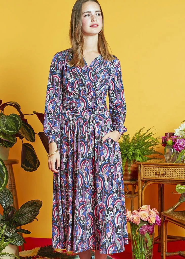 Onjenu Sharon Femme 70's Dress Pink 3 Onjenu Sharon Femme 70's Dress Pink