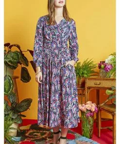 Onjenu Sharon Femme 70's Dress Pink 11 Onjenu Sharon Femme 70's Dress Pink