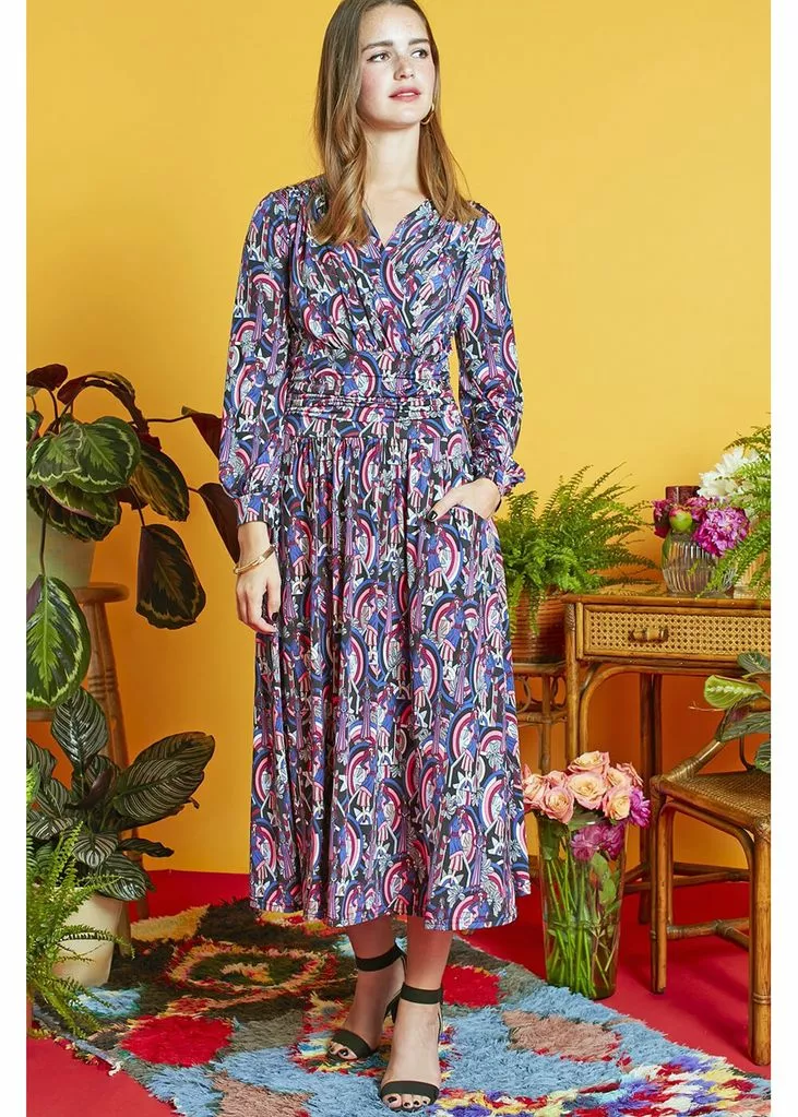 Onjenu Sharon Femme 70's Dress Pink 7 Onjenu Sharon Femme 70's Dress Pink