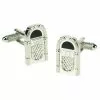 Onyx Art Men Cufflinks Jukebox Silver New In