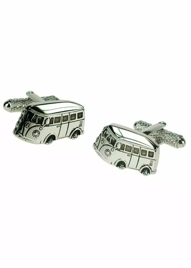 Onyx Art Men Cufflinks Camper Van Silver New In 3 Onyx Art Men Cufflinks Camper Van Silver New In