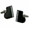 Onyx Art Men Cufflinks Grand Piano Black New In