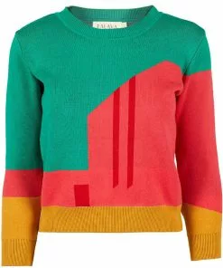 Palava Alba Mexican Architecture 60's Jumper Pink