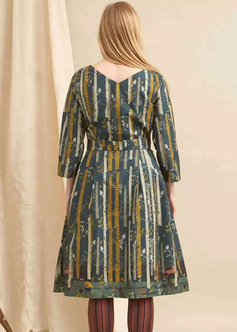 Palava Beatrice Silver Birch 50's Dress Teal 7 Palava Beatrice Silver Birch 50's Dress Teal