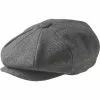 Peaky Blinders Newsboy Pinstripe Cap Grey New In