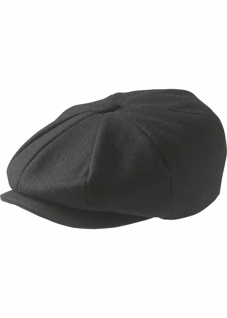 New In Peaky Blinders Newsboy Melton Cap Black 3 New In Peaky Blinders Newsboy Melton Cap Black