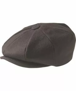 Peaky Blinders Newsboy Melton Cap Brown