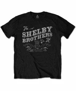 Peaky Blinders Mens Shelby Brothers T-Shirt Black